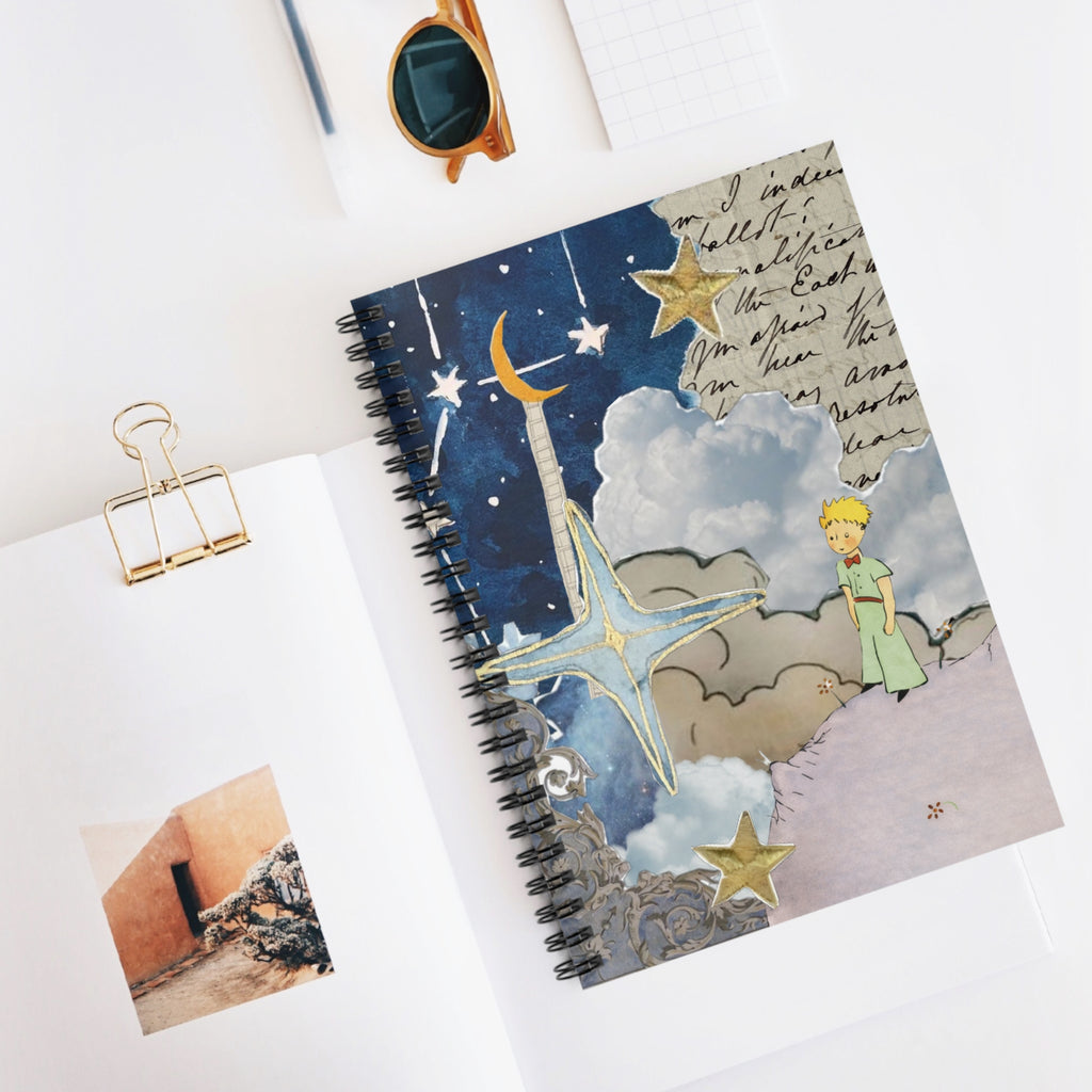 Le Petit Prince Collage Ruled Journal