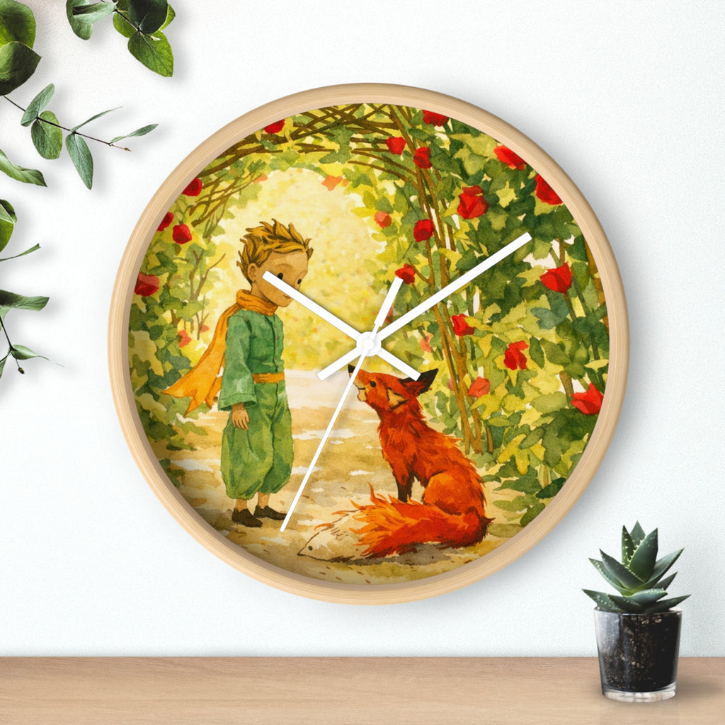 Le Petit Prince & Fox Wall Clock