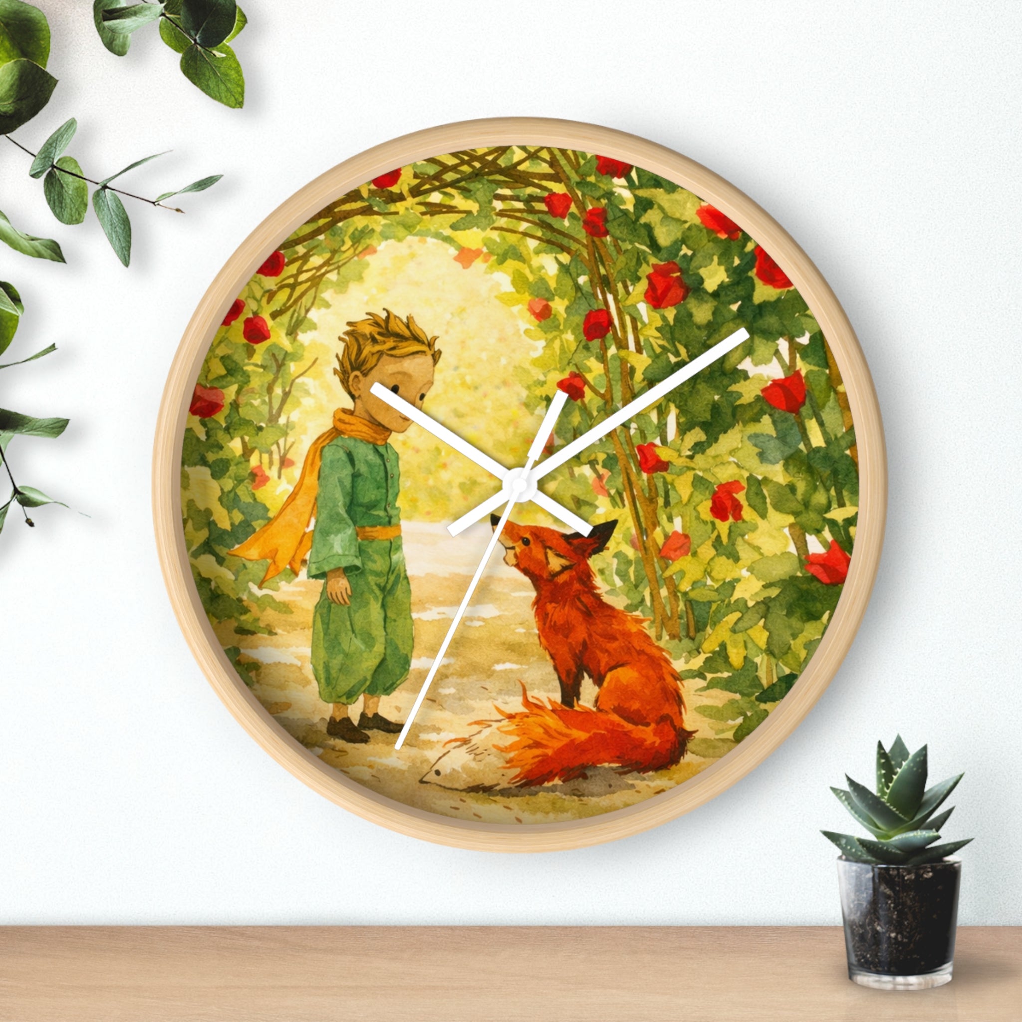 Le Petit Prince & Fox Wall Clock