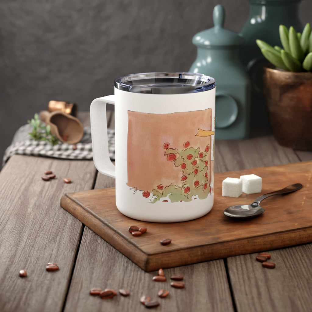 The Little Prince Illustration Insulated Coffee Mug | 10oz Travel Tumbler