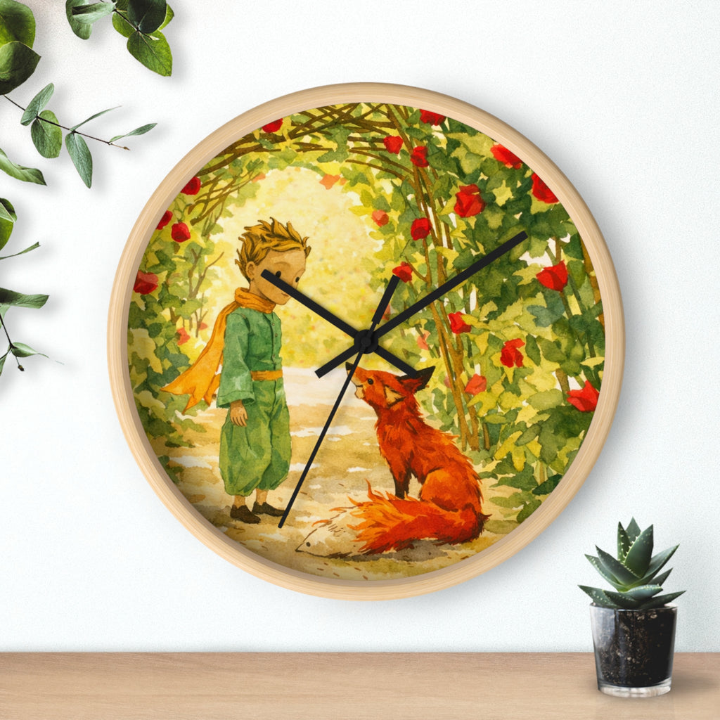 Le Petit Prince & Fox Wall Clock