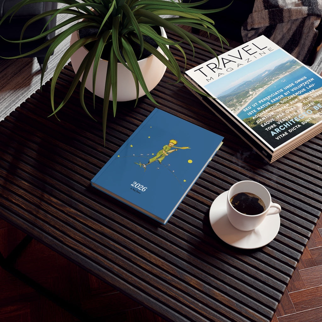 2026 Little Prince Hardcover Journal, Pocket Planner & Diary