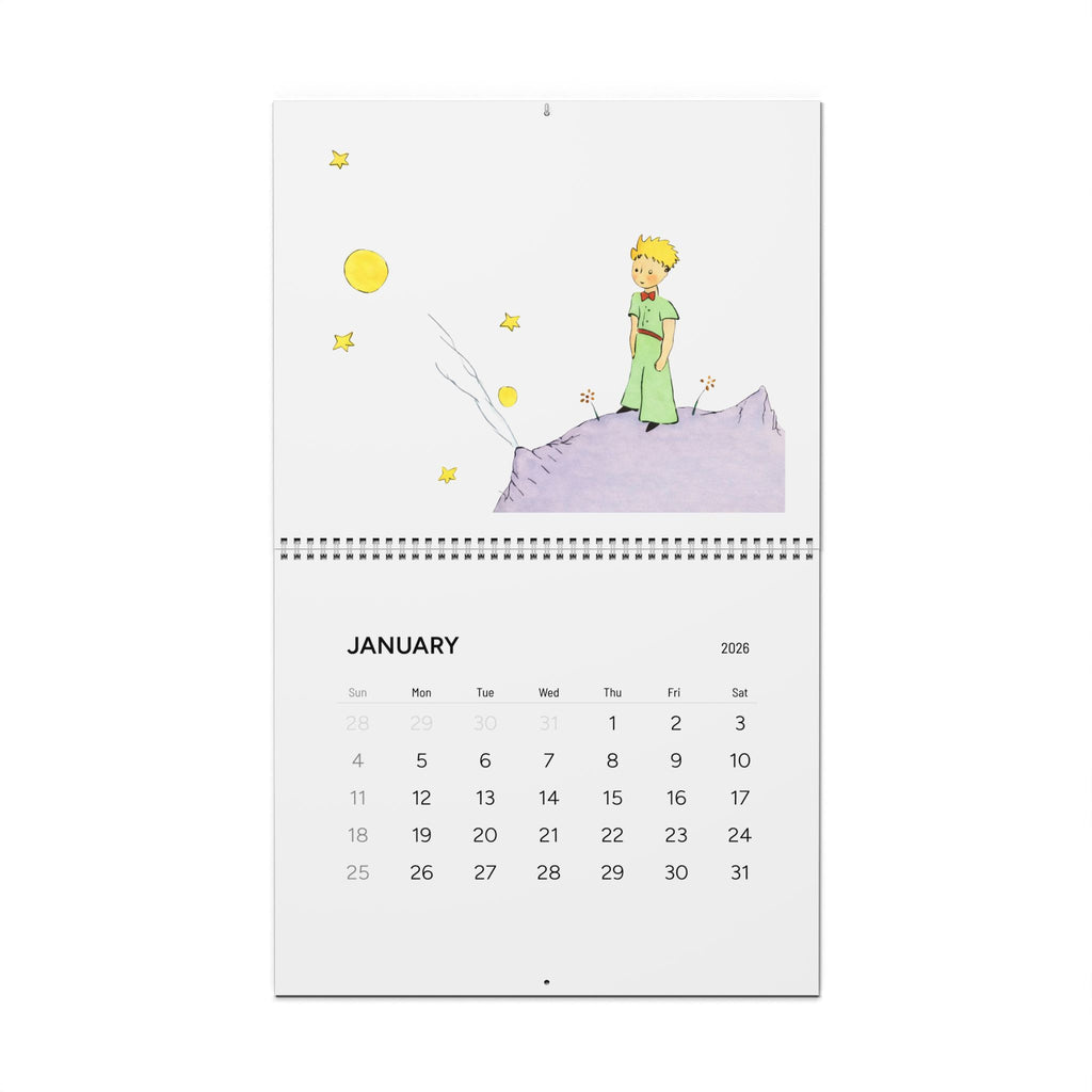 Le Petit Prince Wall Calendar (2026) | Illustrated Monthly Spiral Wall Calendar