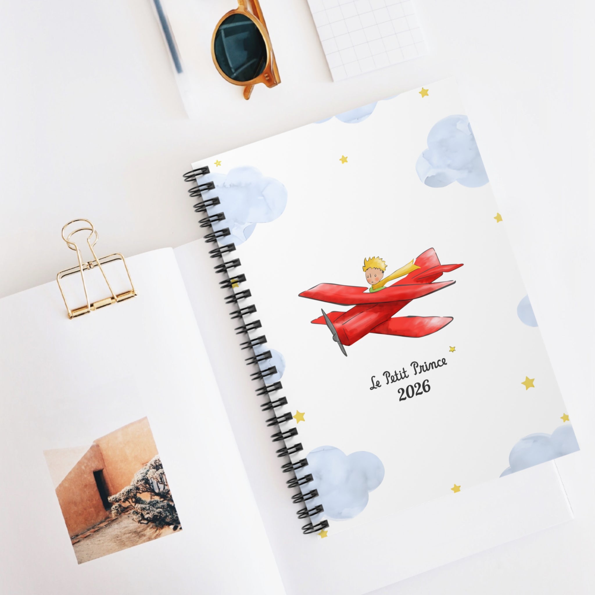 Le Petit Prince On The Clouds Ruled Journal